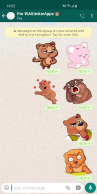 Bears and Teddy Bears Stickers WAStickerApps1