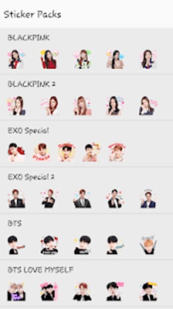 WAStickerApps Korean Idol Sticker for WhatsApp3