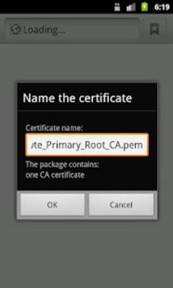 Certificate Installer3