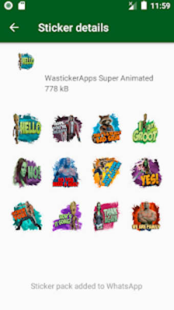 New Super Heroes Stickers (WAStickerApps)0