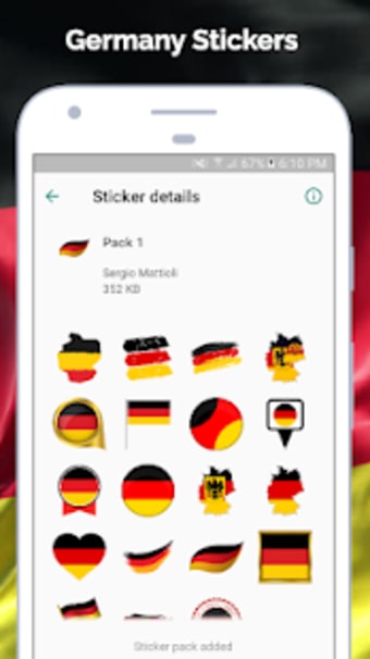 Stickers of Germany for WhatsApp (WAStickerApps)1