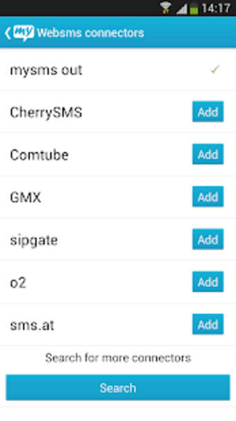 Websms - mysms out Connector0