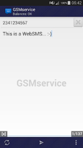 WebSMS: GSMsevice Connector1