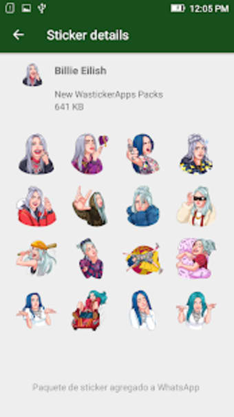 New Stickers of Singers WAstickerapps Memes2