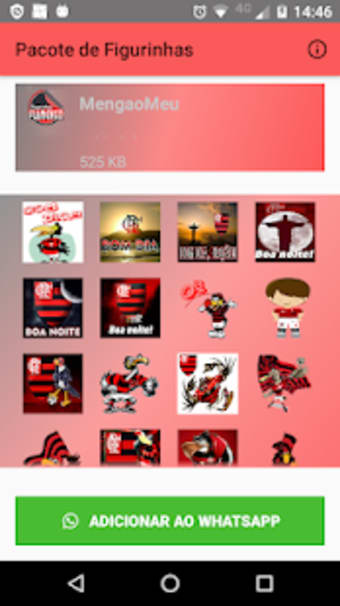 Figurinhas do Flamengo - Stickers, Adesivos2