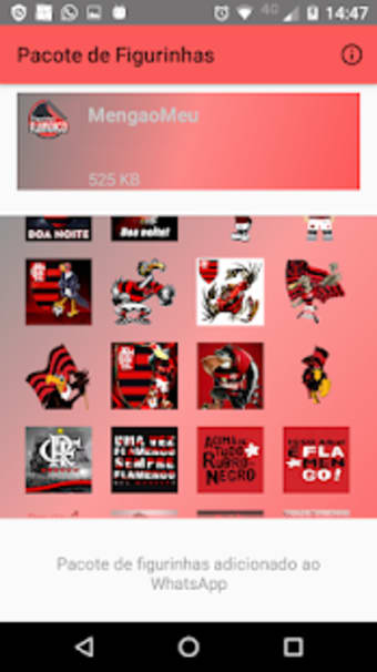 Figurinhas do Flamengo - Stickers, Adesivos3