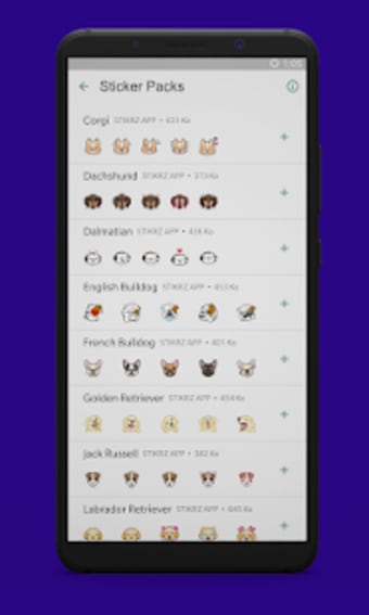 STIKRZ - Dogs Stickers for WhatsApp WAStickerApps1