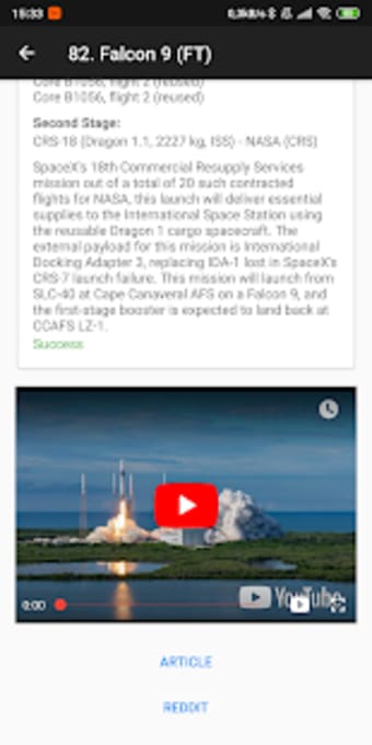 Space Rocket Launches of SpaceX (Unofficial)2