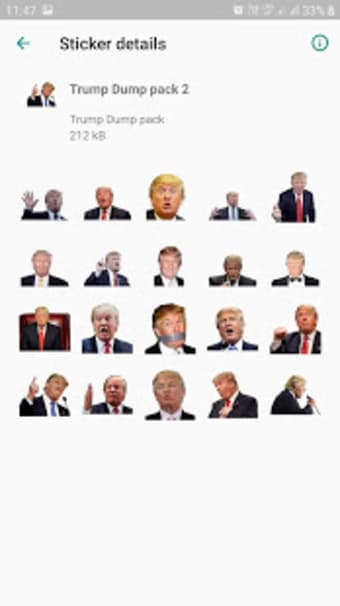 Trump Dump Stickers For Whatsapp(WAStickers)1