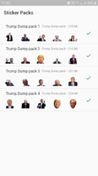 Trump Dump Stickers For Whatsapp(WAStickers)2