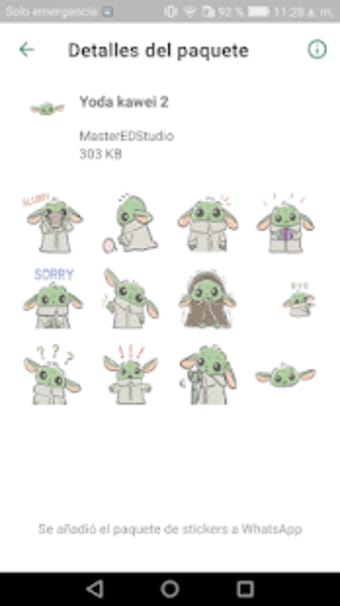 New Stickers baby yoda kawei WAStickerApps0