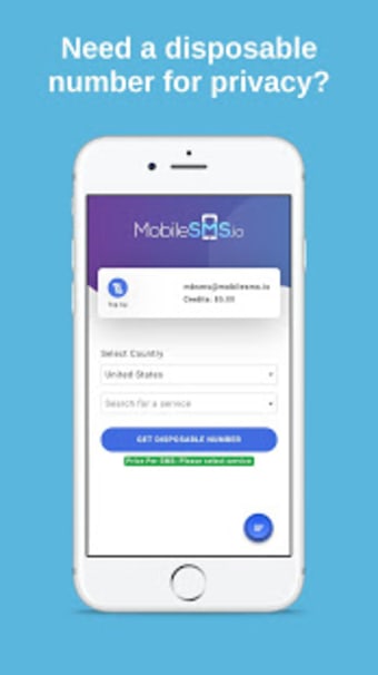 MobileSMS.io Receive SMS Online Disposable Numbers1