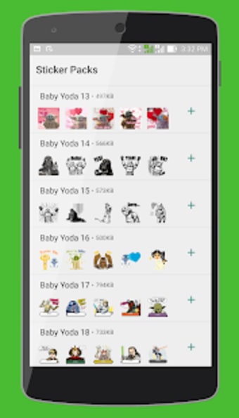 Baby Yoda Sticker For WhatsApp1