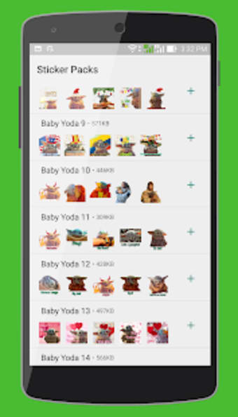 Baby Yoda Sticker For WhatsApp2