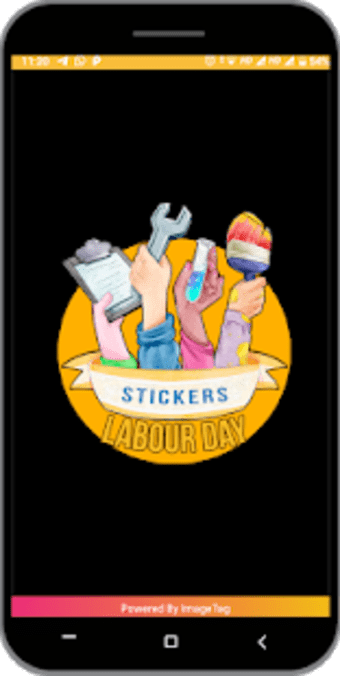 labour day sticker for WAStickerApps0