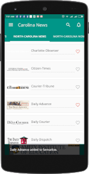 Carolina Newspapers : Official1