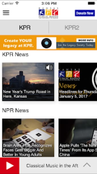 Kansas Public Radio App0