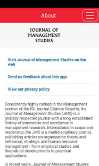 Journal of Management Studies1