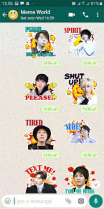 Super Junior  SuJu K-Pop Emoji WAStickerApps0