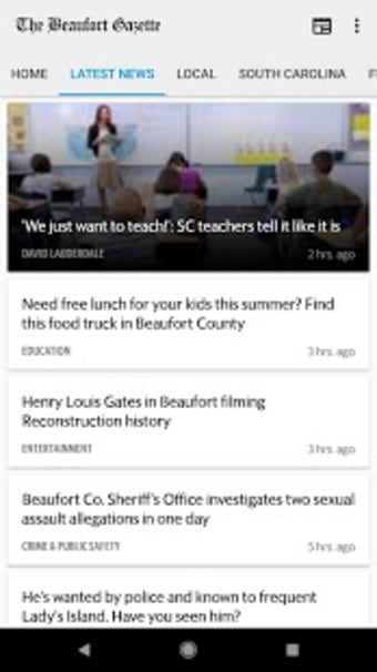 Beaufort Gazette - mobile news1