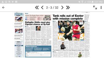 The Rugby Paper, Welsh Edition0