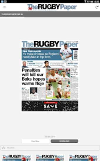 The Rugby Paper, Welsh Edition1