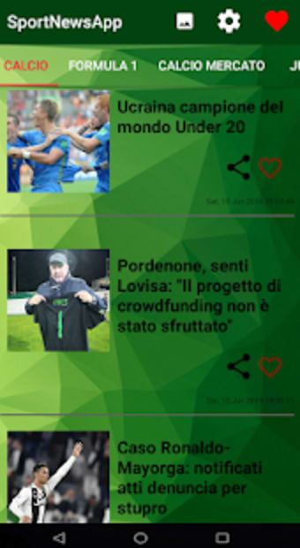 Sport News App - Notizie calcio0