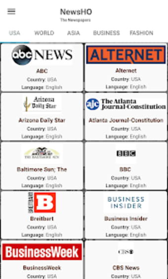 USA Newspapers - 80+ American English Newspapers0