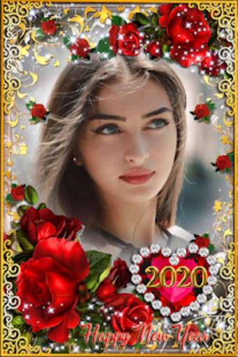 Happy new year 2020 photo frame2