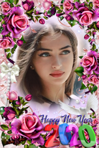 Happy new year 2020 photo frame3