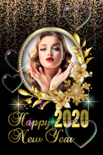 Happy New Year Photo Frame 20200