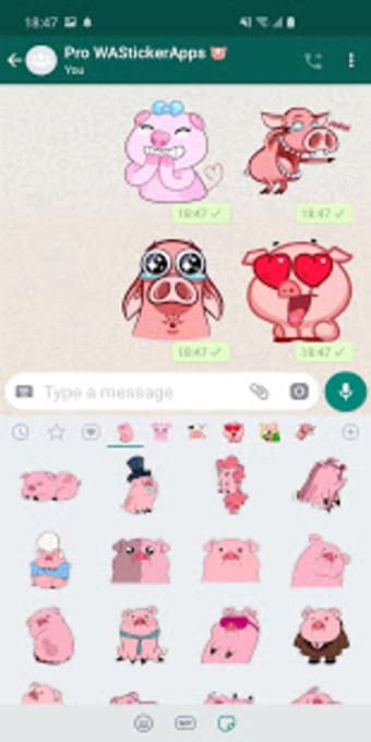 Pigs Stickers Packs WAStickerApps1