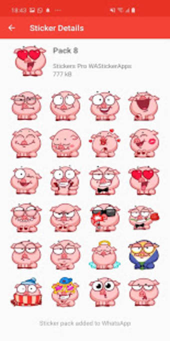 Pigs Stickers Packs WAStickerApps3