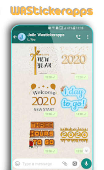 WAStickerApps: Happy New Year 2020 Stickers1