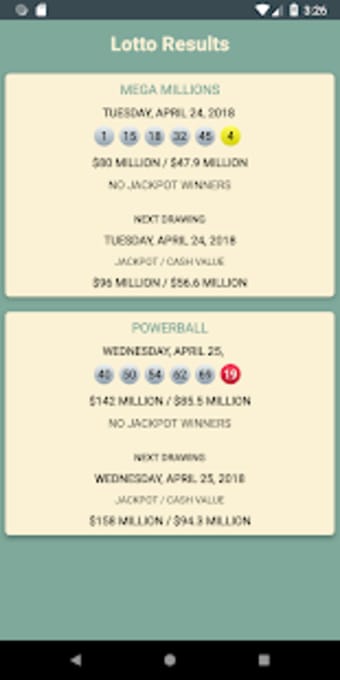 Lottery Results - Mega Millions and Powerball2