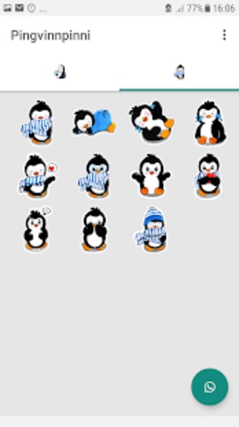 Penguin stickers WAStickerApps0