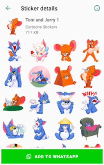 New Funny Cartoons Stickers packs for WhatsApp WA0