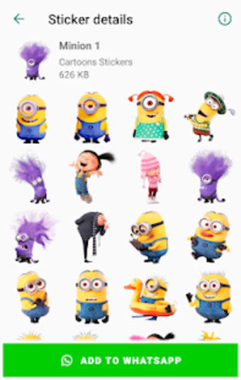 New Funny Cartoons Stickers packs for WhatsApp WA2