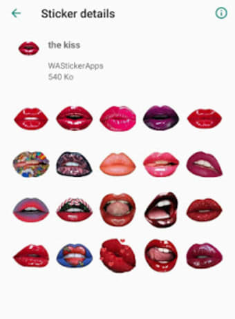 WAStickerApps - The Kiss Stickers Collection2