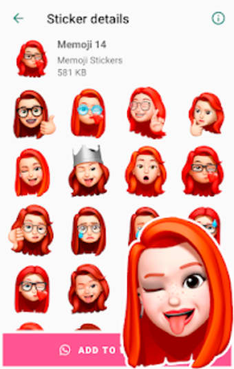 Memoji Apple Stickers - WAStickersApp0