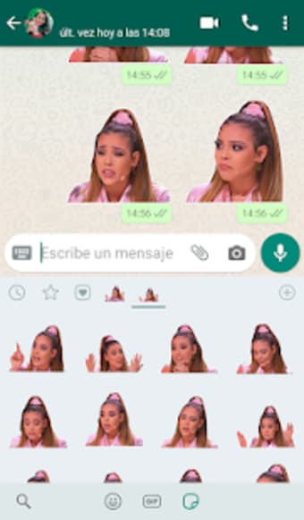 Danna Paola Stickers para WhatsApp0