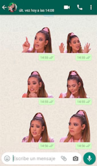 Danna Paola Stickers para WhatsApp2