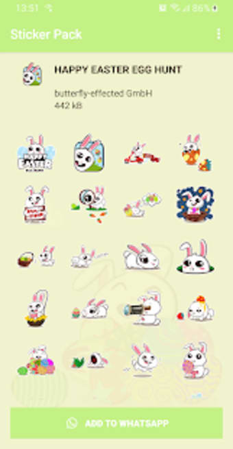 Happy Easter Egg Hunt Stickers - WAStickerApps3