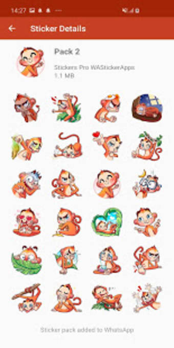 New Funny Monkey Stickers WAStickerApps2