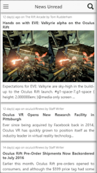 Virtual Reality News - VR - Oculus - Htc Vive1