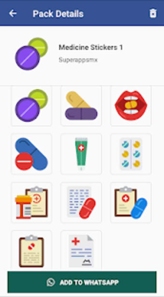 Medical stickers WAStickerapps2