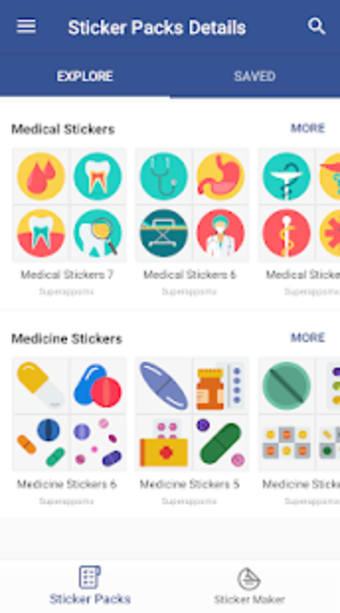 Medical stickers WAStickerapps1