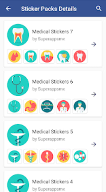 Medical stickers WAStickerapps3