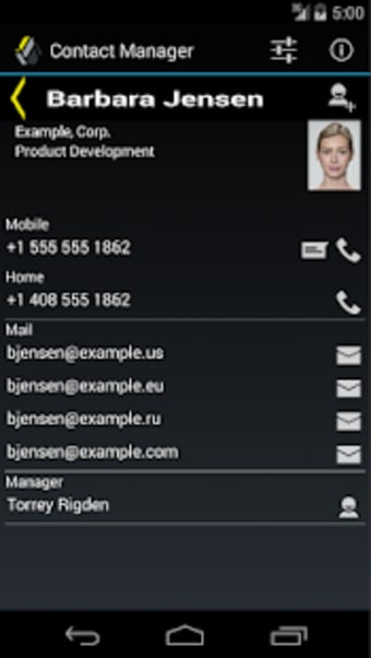 OpenDJ Contact Manager1