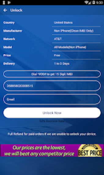 Free ATT Unlock Network Code1